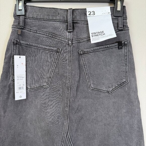 Joe's Tulie Denim Midi Skirt Womens 23 Black With Grace Vintage Stretch $228 NWT - Picture 10 of 15
